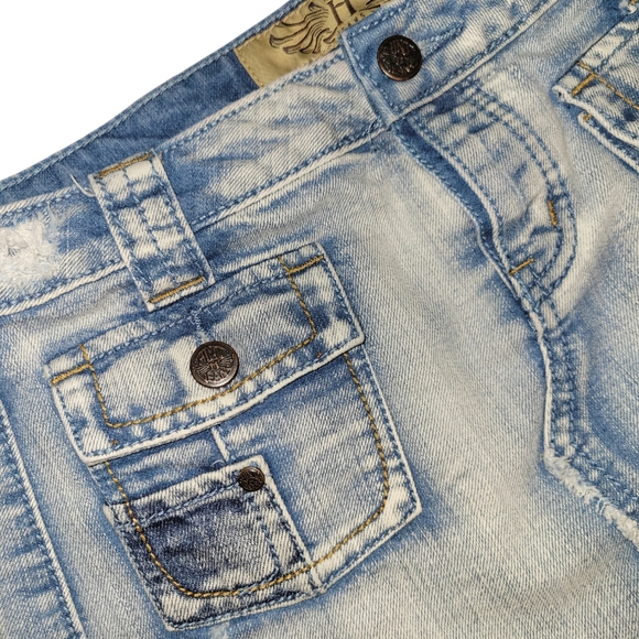 Hint Jeans Mini Skirt.        Size 5 - Picture 3 of 9